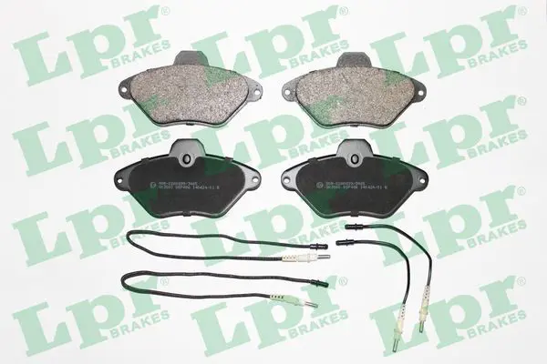 05P486 Колодки тормозные дисковые LPR