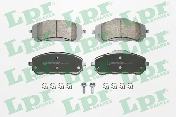 LPR 05P1845 Колодки тормозные PEUGEOT 308