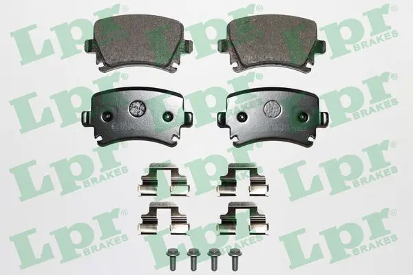 05P1219K Колодки тормозные дисковые LPR