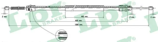 LPR C0740B Трос