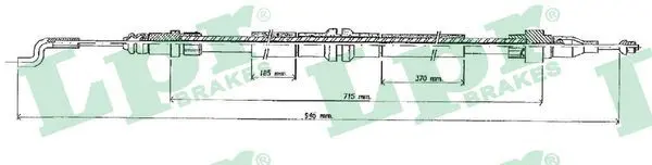 LPR C0898B Трос