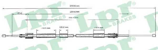 LPR C0117B Трос