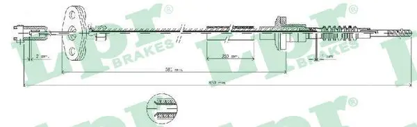 LPR C0035C Трос