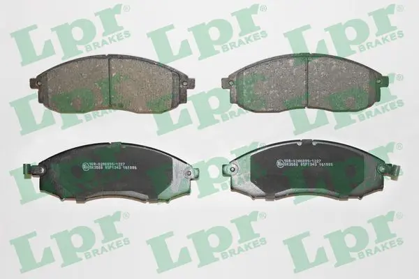 LPR 05P1343 Комплект тормозных колодок