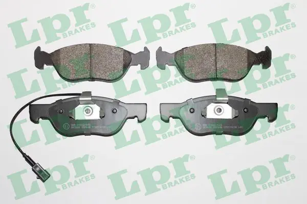 LPR 05P646 Колодки тормозные ALFA