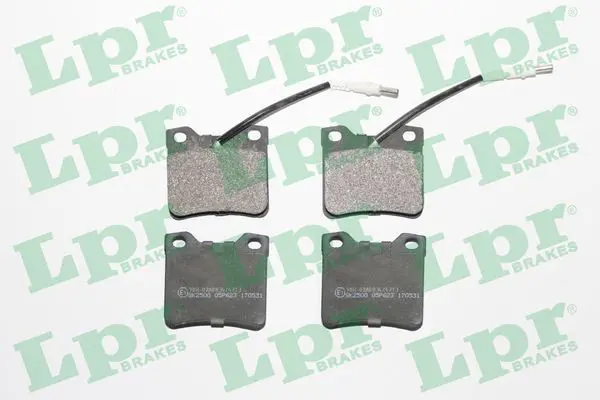 LPR 05P623 Колодки тормозные PEUGEOT 406