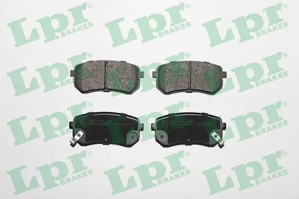 LPR 05P1411 Колодки тормозные дисковые