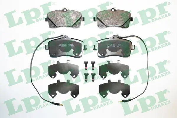 LPR 05P1601 Колодки тормозные PEUGEOT 407