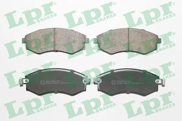 LPR 05P640 Колодки тормозные HYUNDAI
