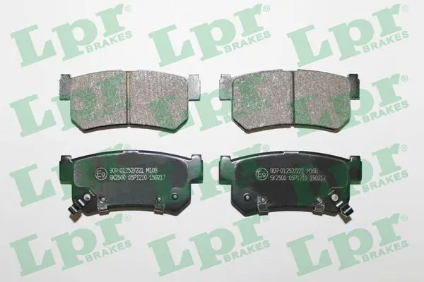 LPR 05P1210 Колодки тормозные дисковые