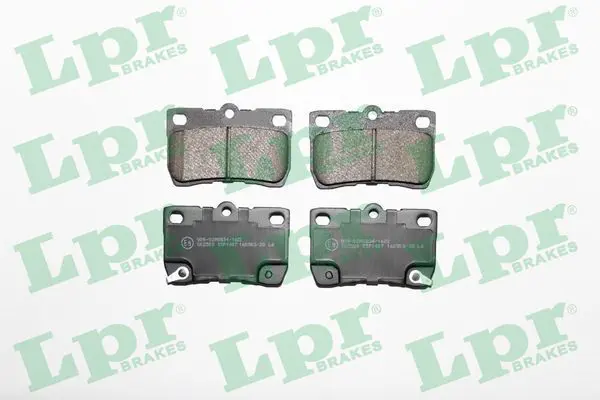 LPR 05P1407 Комплект тормозных колодок
