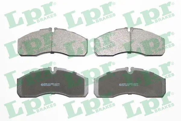 LPR 05P1109 Колодки тормозные дисковые LPR