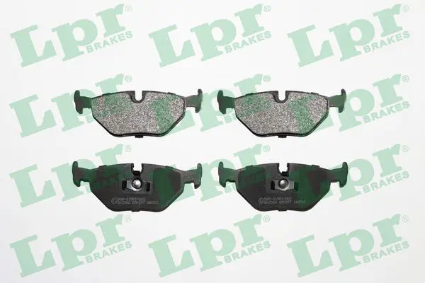 LPR 05P297 Колодки тормозные дисковые