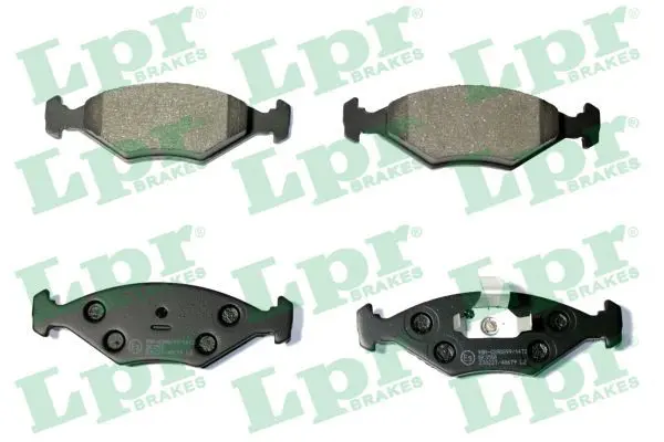 LPR 05P679 КОЛОДКИ ТОРМОЗНЫЕ ДИСКОВЫЕ