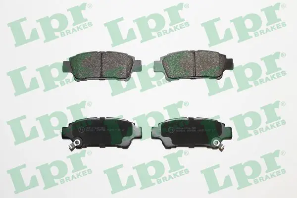 LPR 05P996 Колодки тормозные TOYOTA