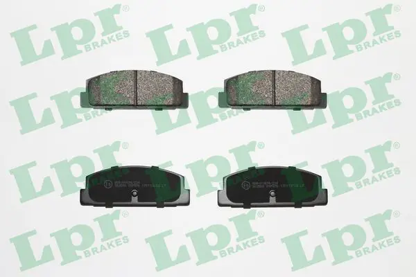 LPR 05P876 Колодки тормозные дисковые