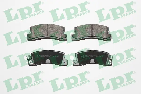 LPR 05P514 Колодки тормозные дисковые