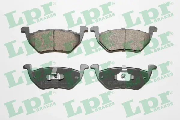 LPR 05P1620 Колодки тормозные дисковые