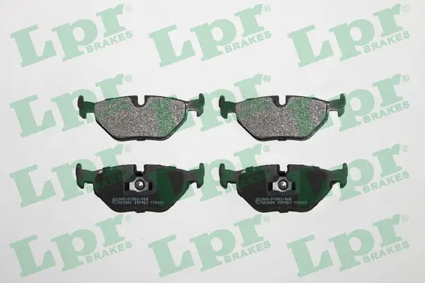 LPR 05P463 Колодки тормозные дисковые