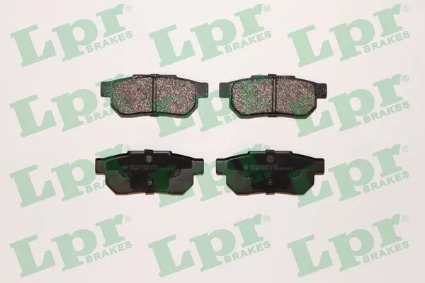 LPR 05P072 Комплект тормозных колодок