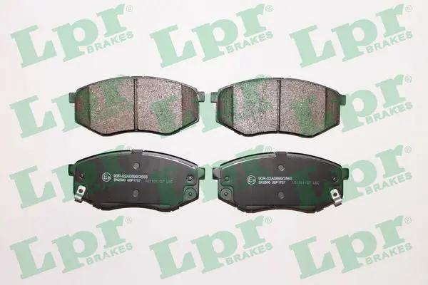 LPR 05P1757 Колодки тормозные дисковые