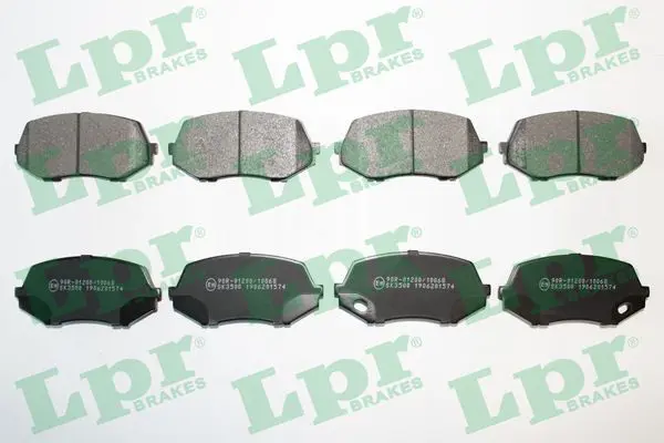 LPR 05P1574 Комплект тормозных колодок