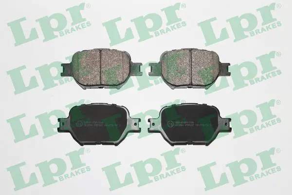 LPR 05P837 Колодки тормозные TOYOTA