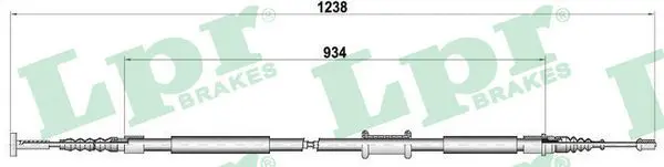LPR C0474B Трос