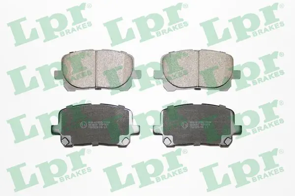 LPR 05P904 Колодки тормозные TOYOTA