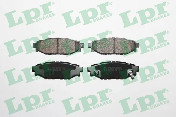 LPR 05P1408 Комплект тормозных колодок