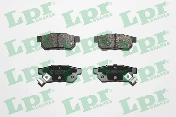 LPR 05P506 Колодки тормозные HONDA ACCORD
