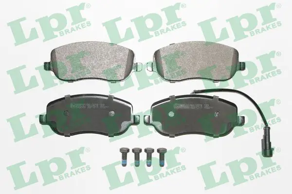 LPR 05P1217 Колодки тормозные дисковые LPR