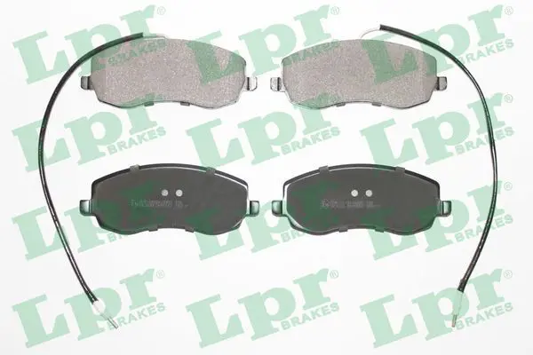 LPR 05P1557 Комплект тормозных колодок