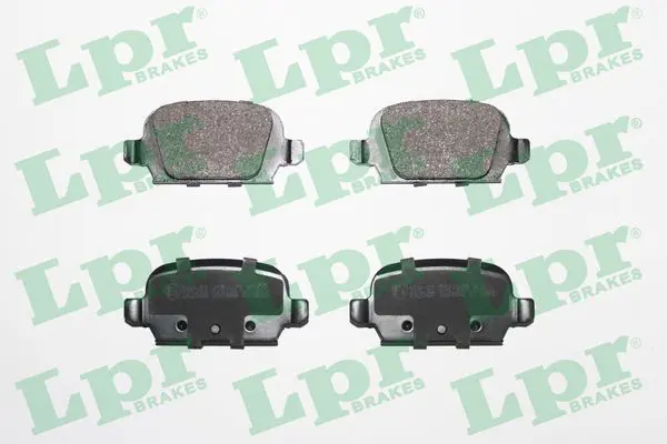 LPR 05P998 Колодки тормозные OPEL CORSA