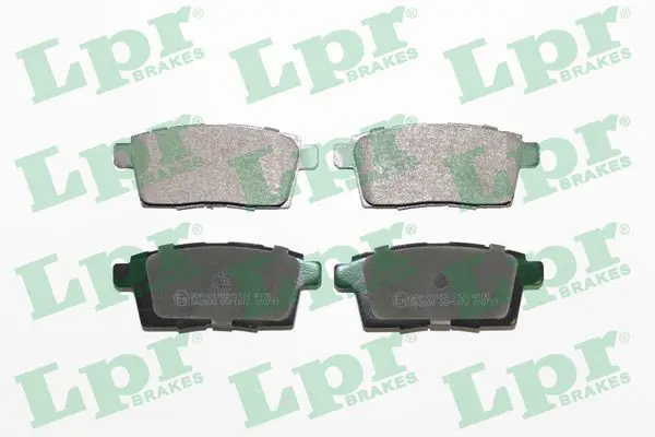 LPR 05P1572 Комплект тормозных колодок