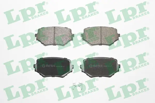 LPR 05P798 Колодки тормозные дисковые
