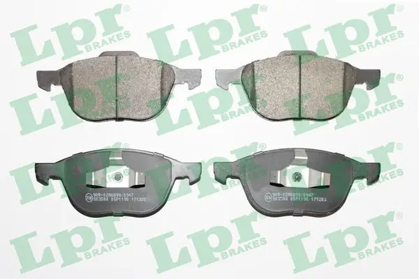 LPR 05P1190 Комплект тормозных колодок
