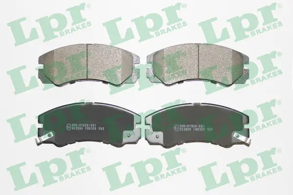 LPR 05P565 Комплект тормозных колодок