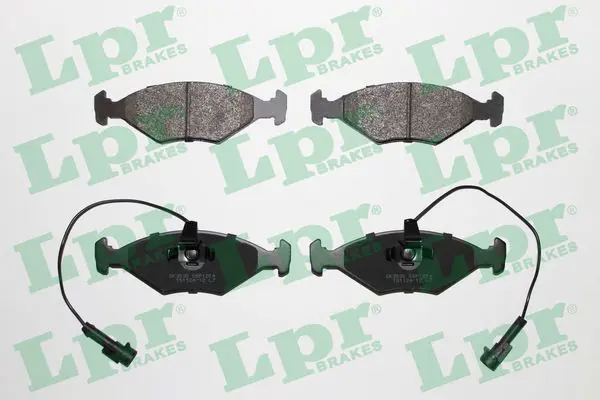 05P1204 Колодки тормозные FIAT PALIO