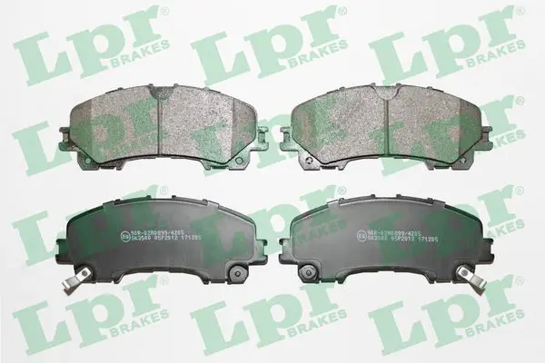 LPR 05P2012 Колодки тормозные NISSAN