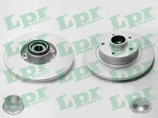 LPR R1049PRCA Тормозной диск со ступичным