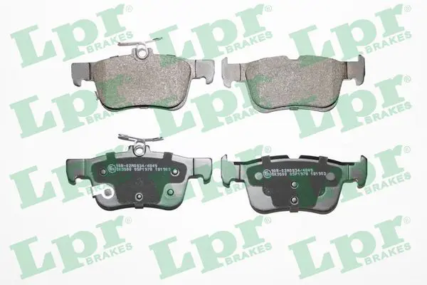 LPR 05P1978 Колодки тормозные дисковые