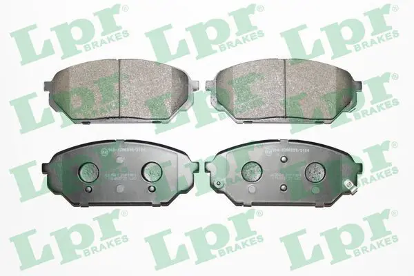 LPR 05P1989 Комплект тормозных колодок