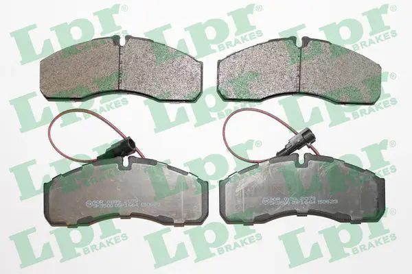 05P1664 Колодки тормозные дисковые LPR