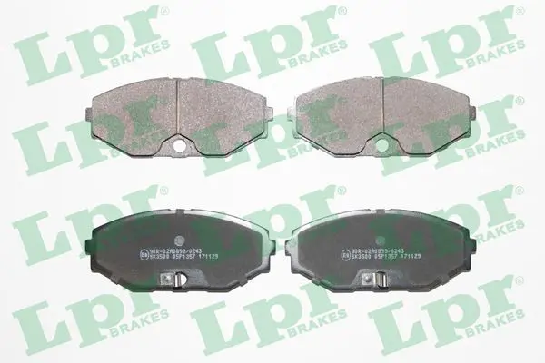 LPR 05P1357 Колодки тормозные передние