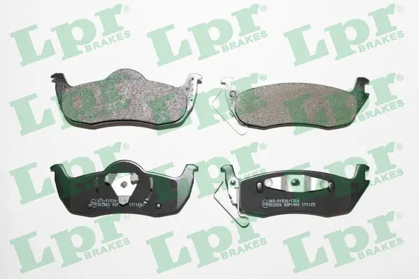 LPR 05P1405 Колодки тормозные JEEP