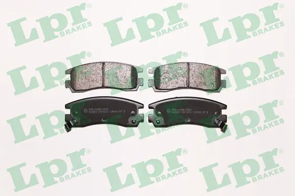 LPR 05P1031 Колодки тормозные OPEL SINTRA