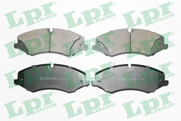 LPR 05P1600 Колодки тормозные дисковые