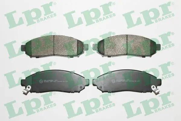LPR 05P1495 Комплект тормозных колодок