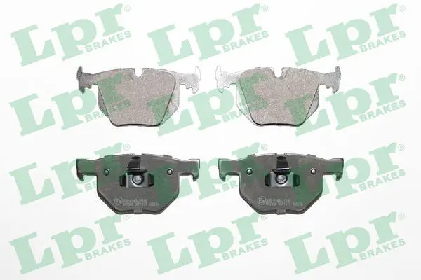 LPR 05P1477 Колодки тормозные BMW E65/E66
